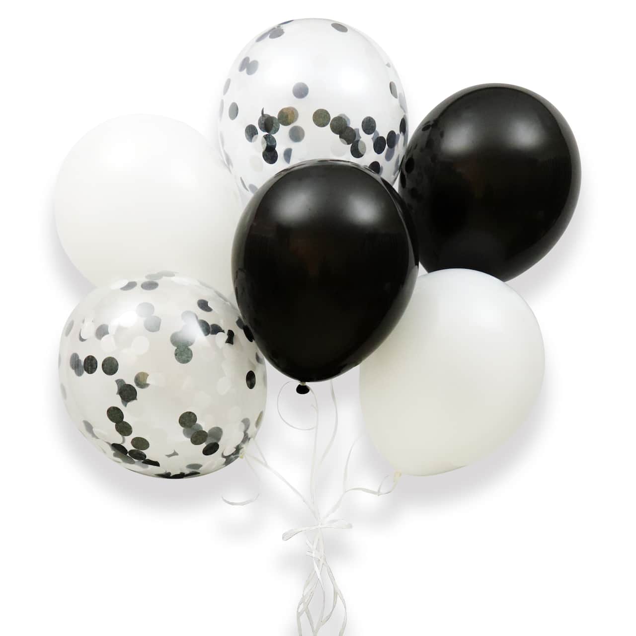 Black &#x26; White Balloon Bouquet Kit by Celebrate It&#x2122;